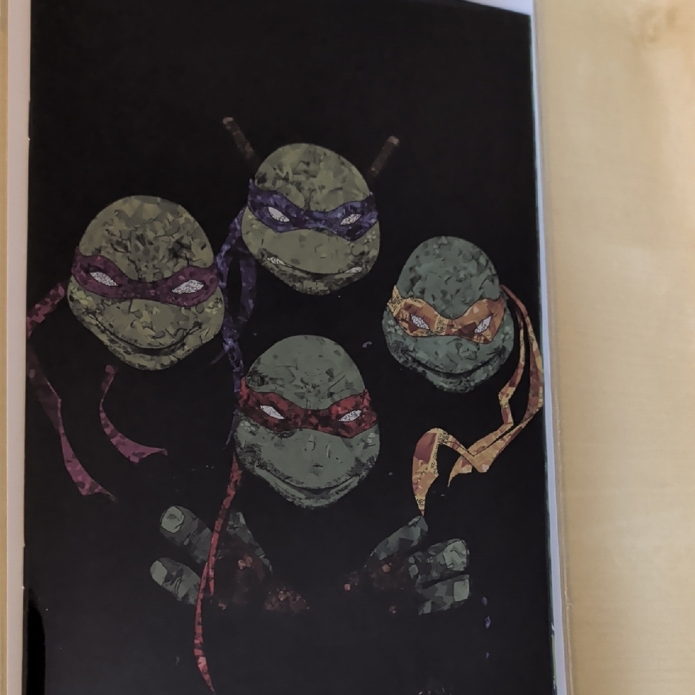 Tmnt #1 QUEEN Bohemian Rhapsody Homage KYLE WILLIS VIRGIN FOIL - Picture 3 of 5